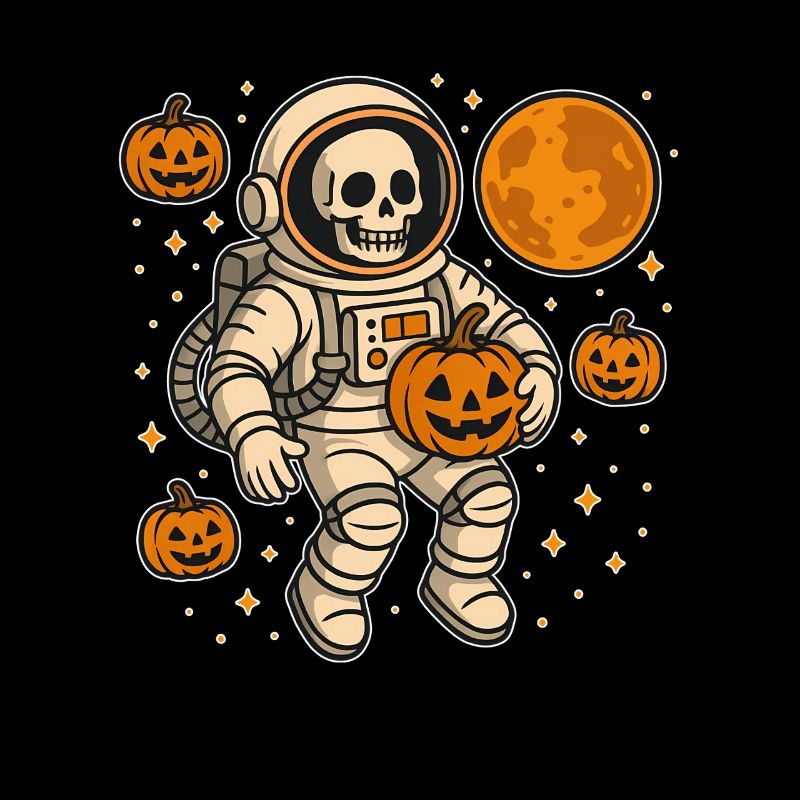 Cosmic pumpkin hero