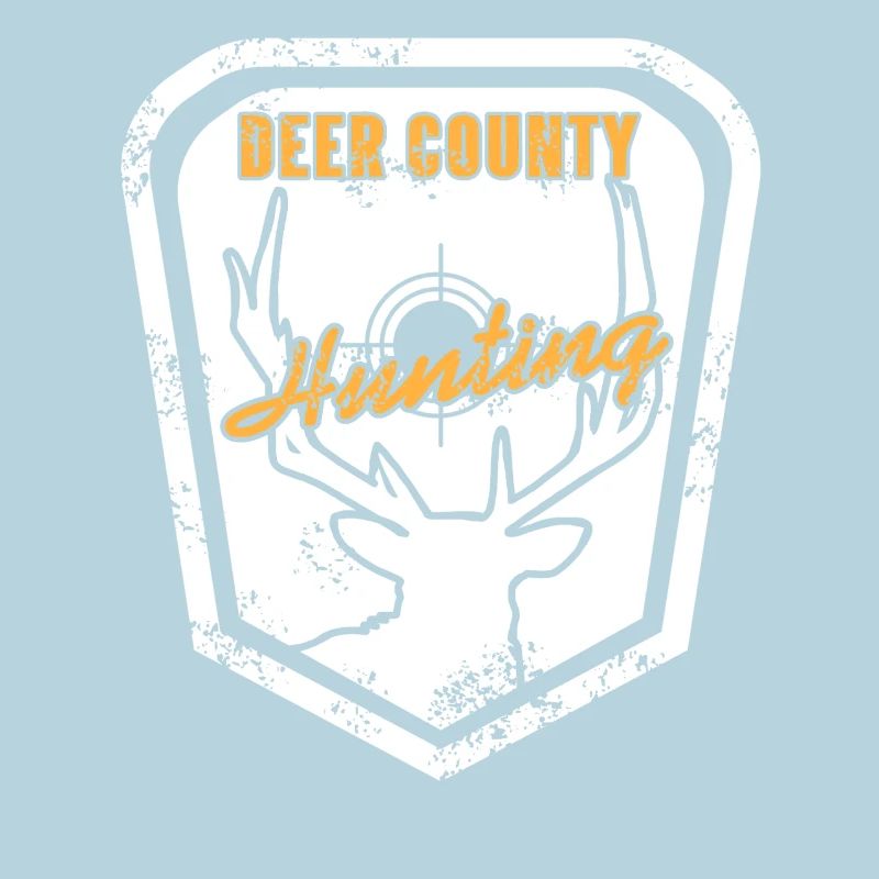 Deer County chasse rustique crâne cible Style