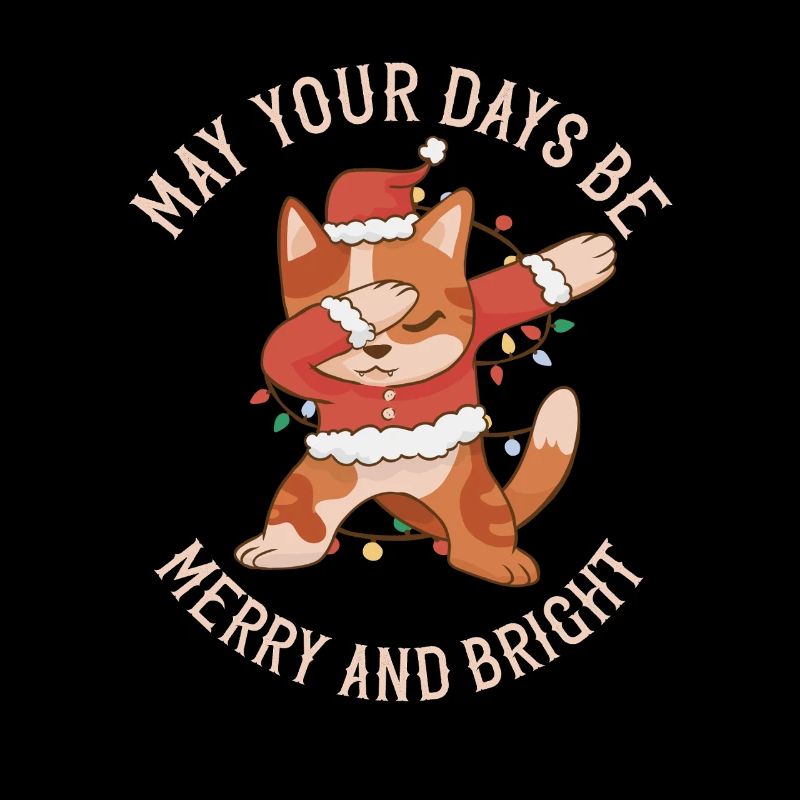 Dabbing Santa Cat - Joyeux Noël