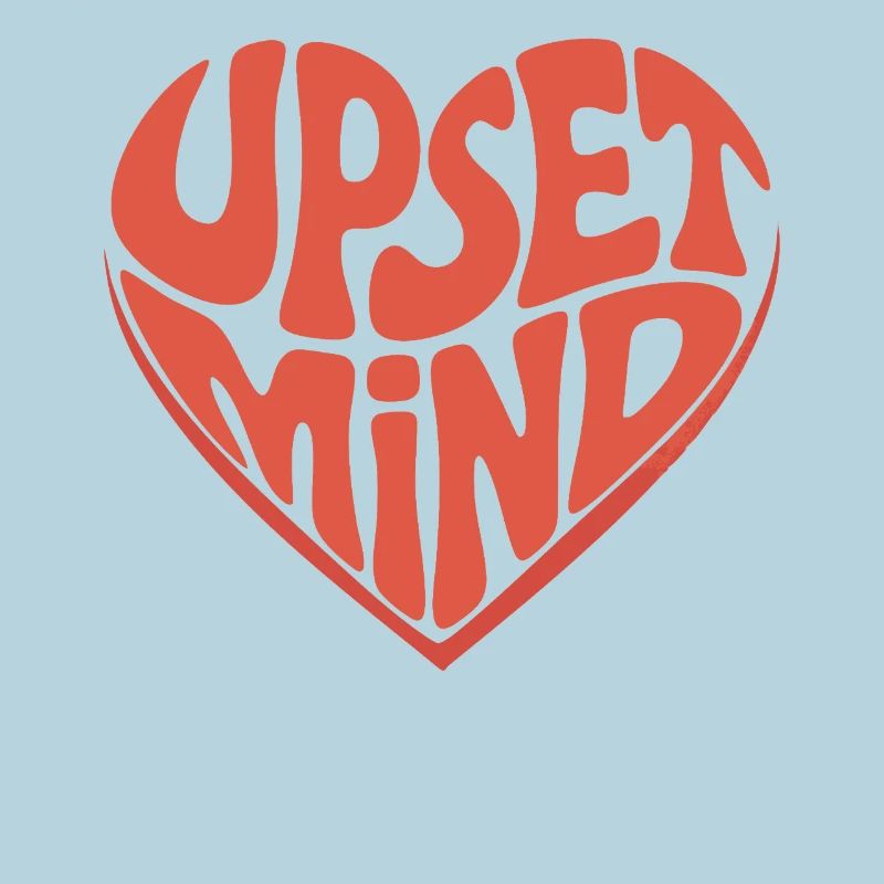 Upset Mind – Retro Herz Design