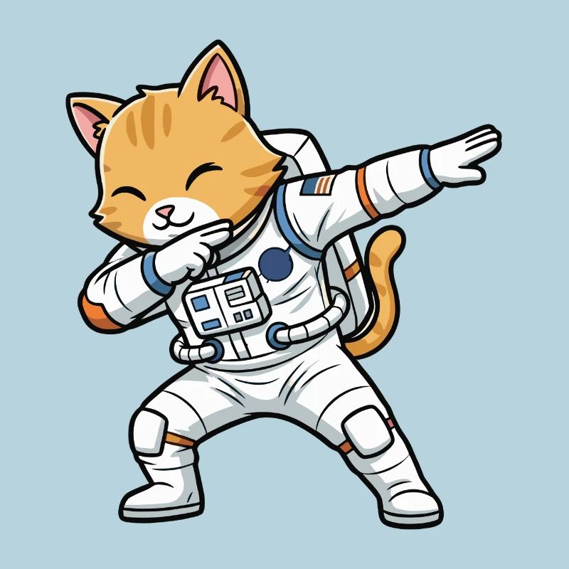 Astronauten Katzen Dab