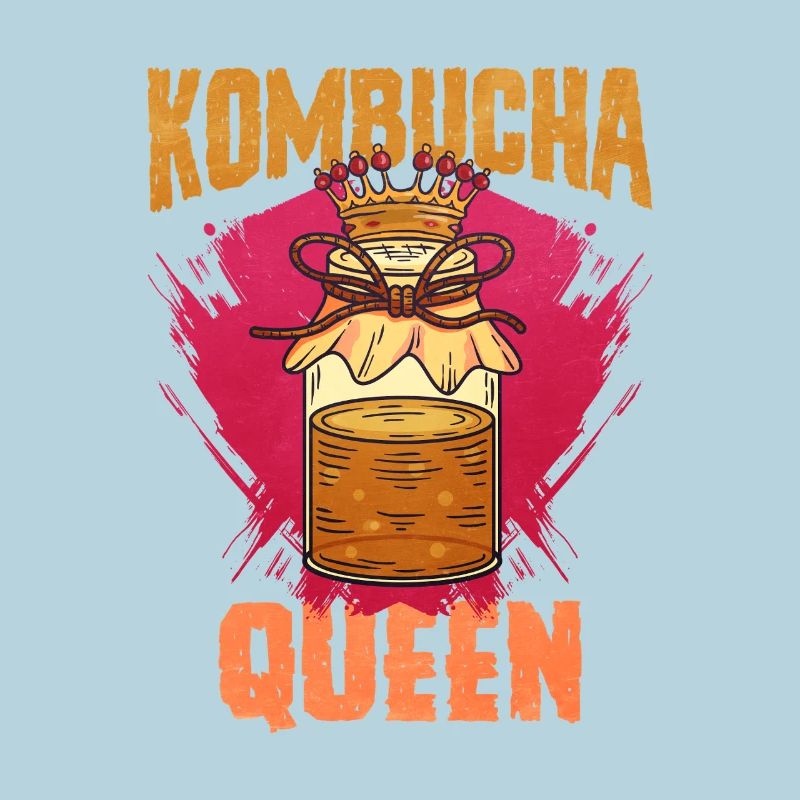 Kombucha Queen Logo – Fermentation Art