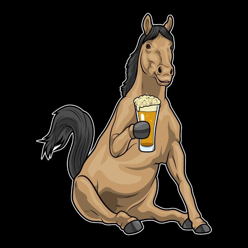 Pferd Bier