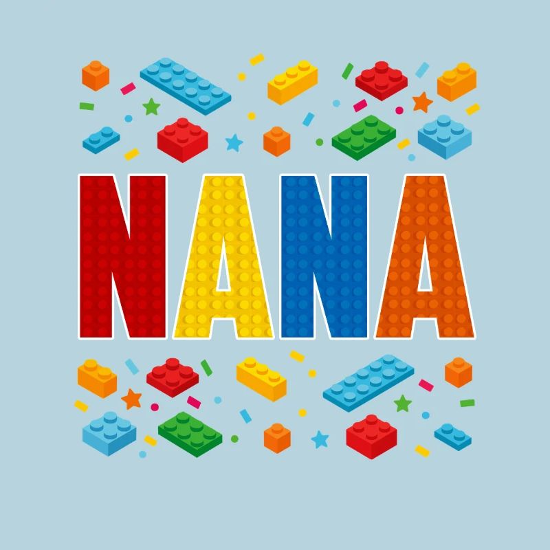 Nana brique constructeur grand-mère créative amant de blocs