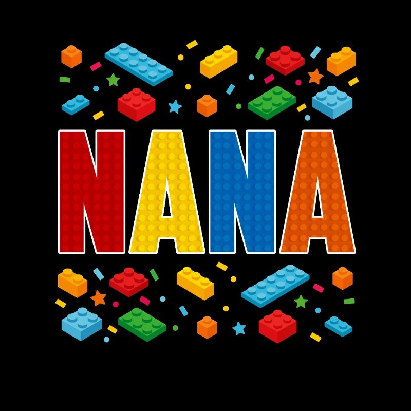 Nana brique constructeur grand-mère créative amant de blocs