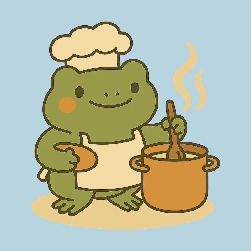 Cooking Frog – Cozy Kitchen Frog