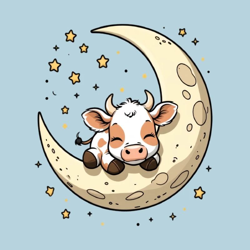 Rêve de vache de lune
