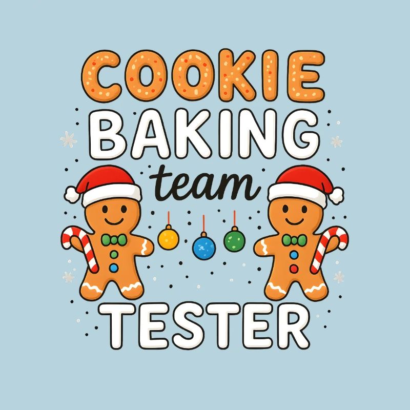 Cookie Baking Team Tester - Lustiges Xmas Design