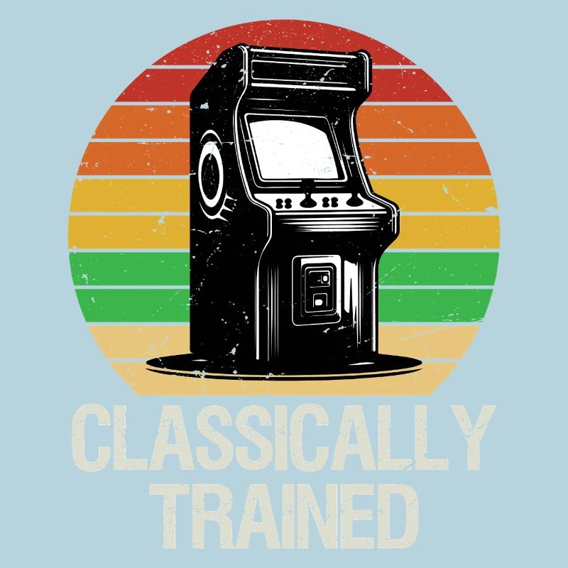 Retro Classically Trained Gaming Arcade Shirt Game