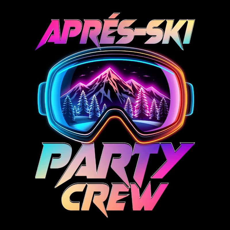 Après Ski Party Crew colorée