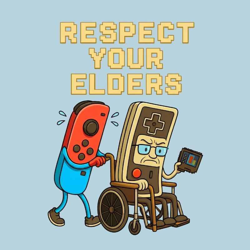 Respect Your Elders Gaming Control Retro 