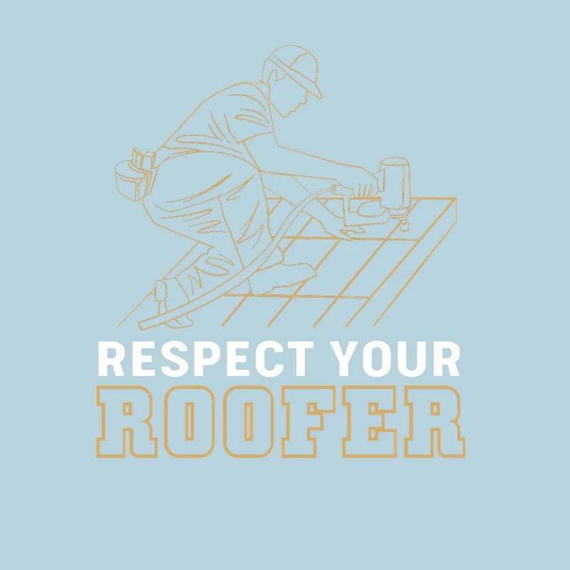 Dachdecker Handwerker Beruf Spruch