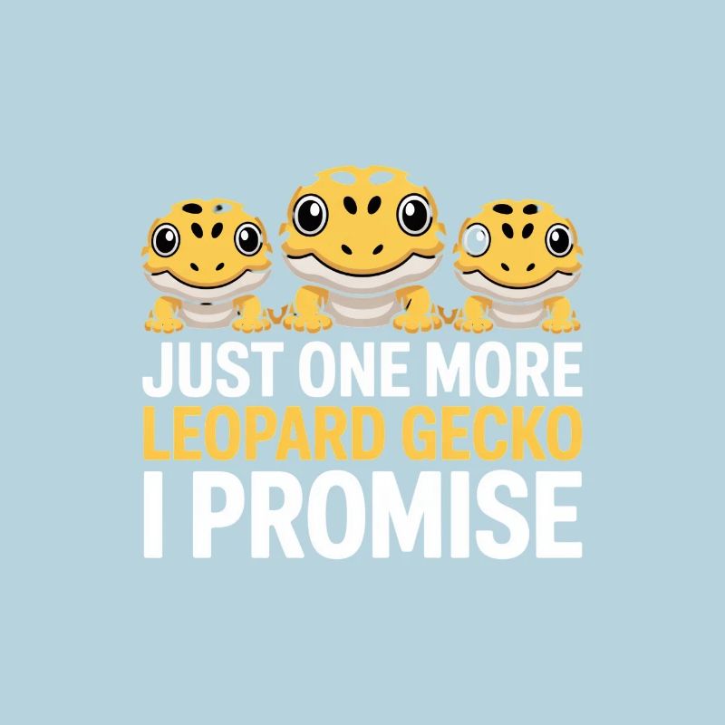 Leopardgecko Trio Versprechen Tee