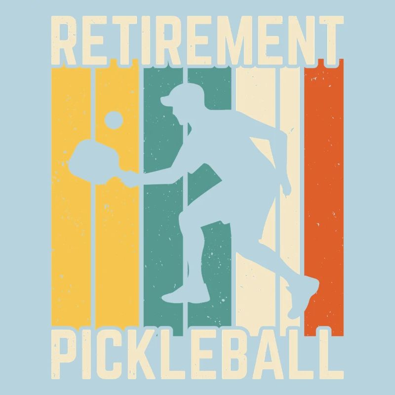 Ruhestand Pickleball Retro