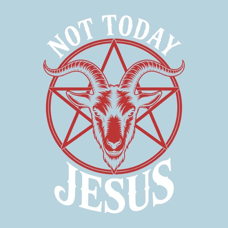Not Today Jesus Goat Tee