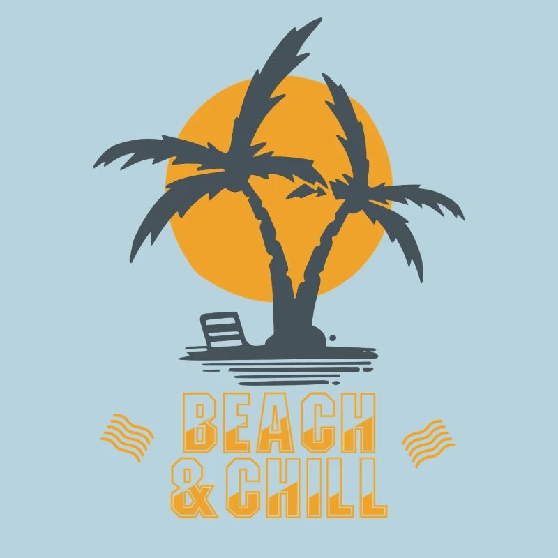Beach & Chill Palmen Sunset