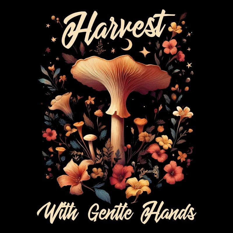 Récolte avec une main douce | Forêt de Champignons
