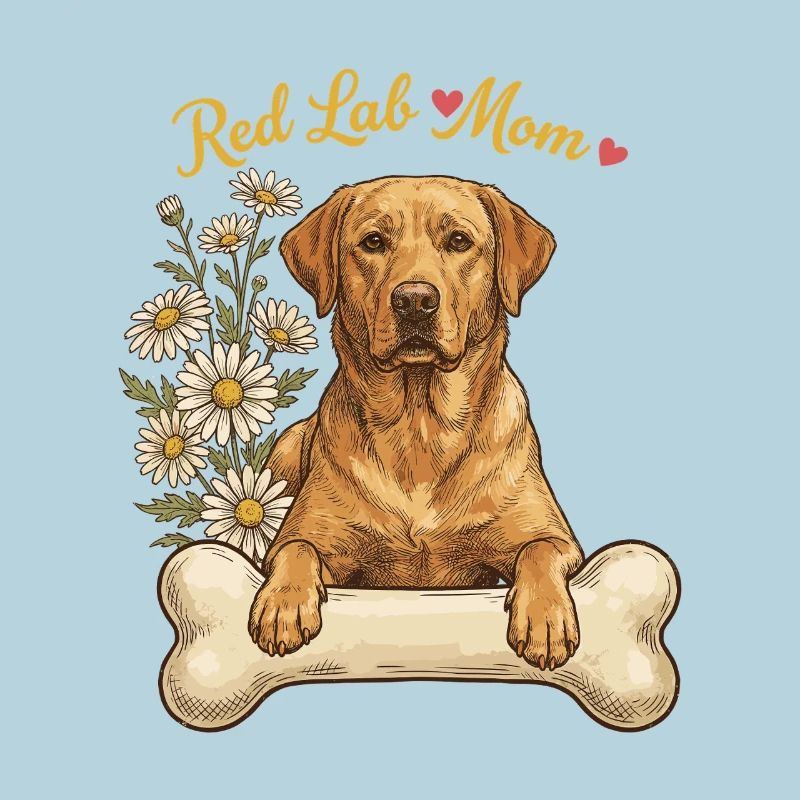 Labrador Gift Personalized Name Dog Mom