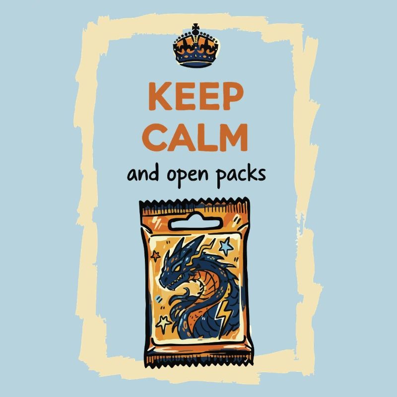 Pack de cartes à collectionner Keep Calm And Open