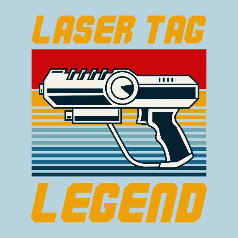 Graphique Laser Tag Legend Retro Blaster