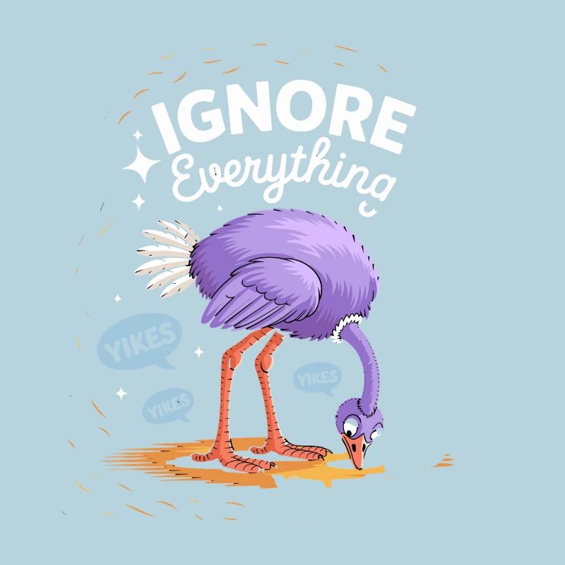 Ignore everything flamingo