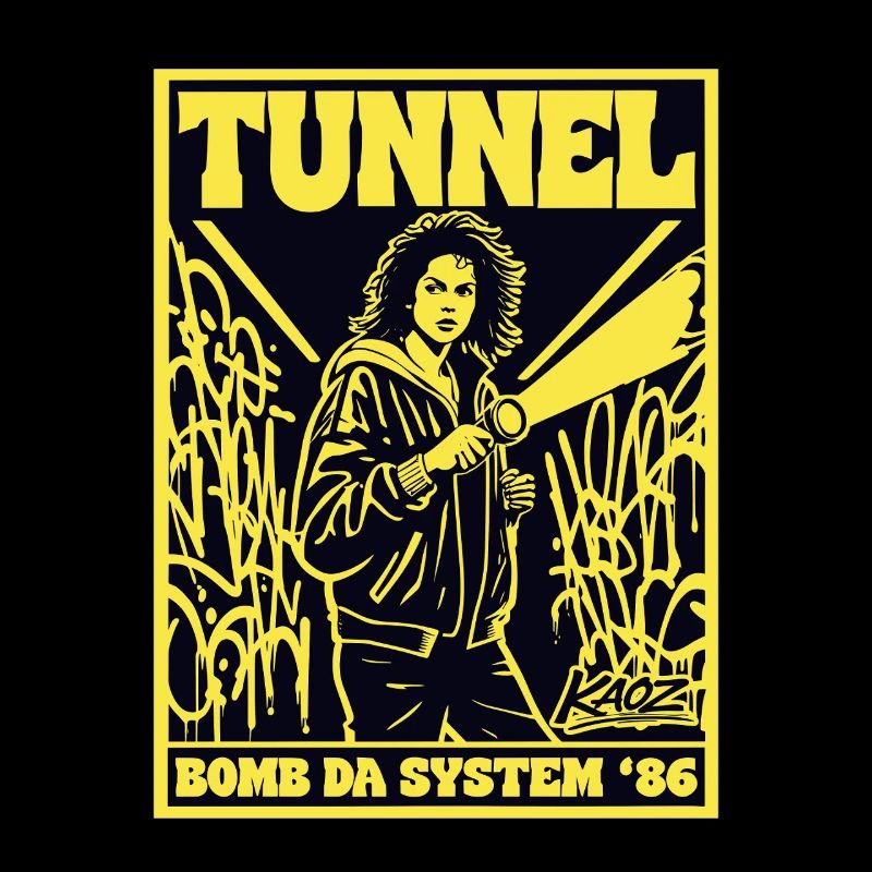 Tunnel Graffiti 86 Bomb Da System