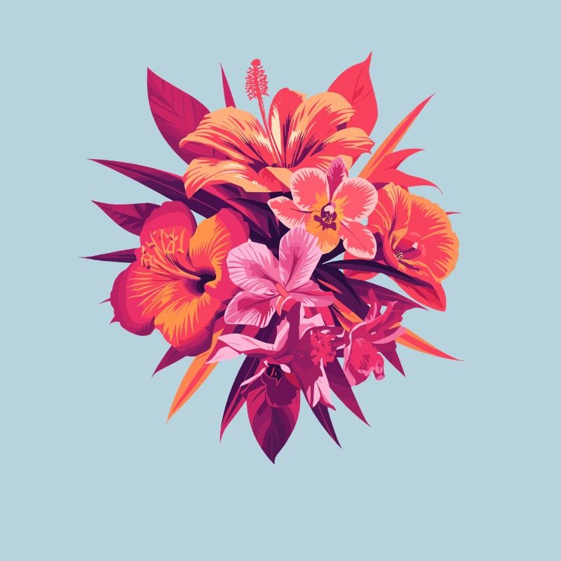 Tropical blossoms