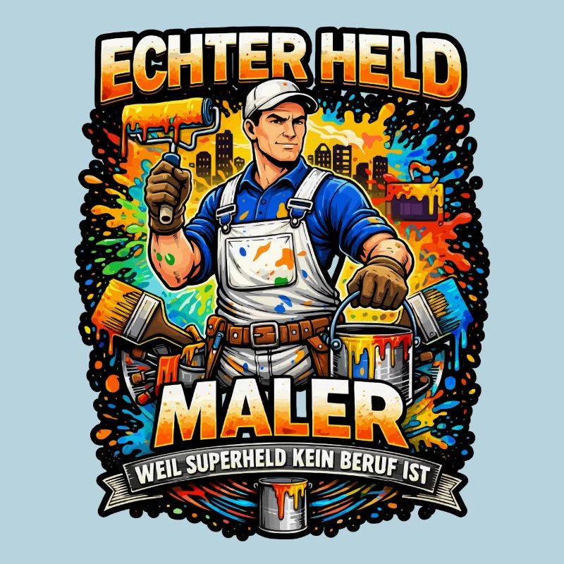 Echter Held Maler – Farbexplosion