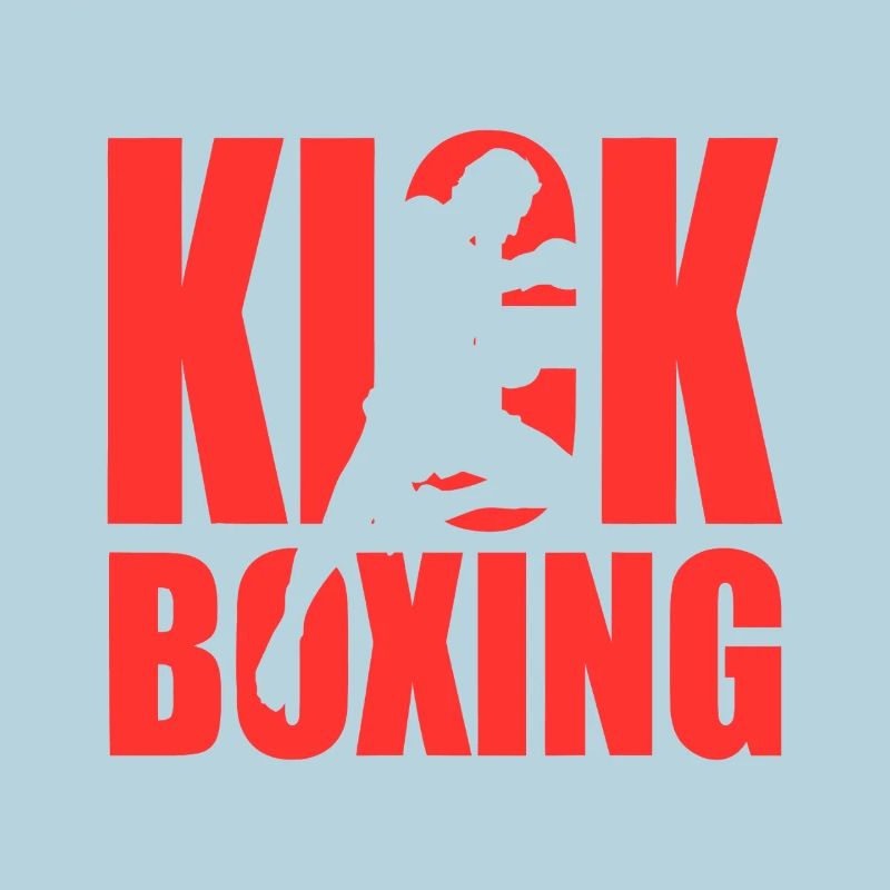 Kick Boxing Silhouette