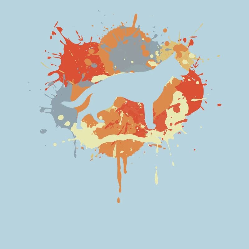 Deutscher Schäferhund Graffiti