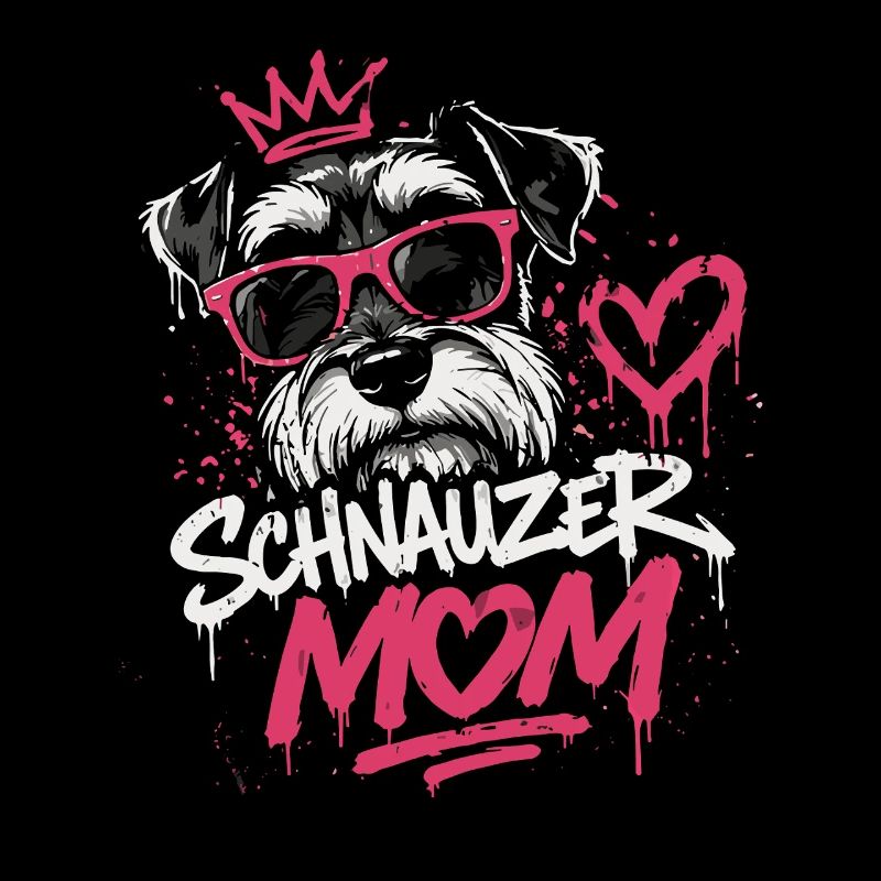 Schnauzer König Graffiti