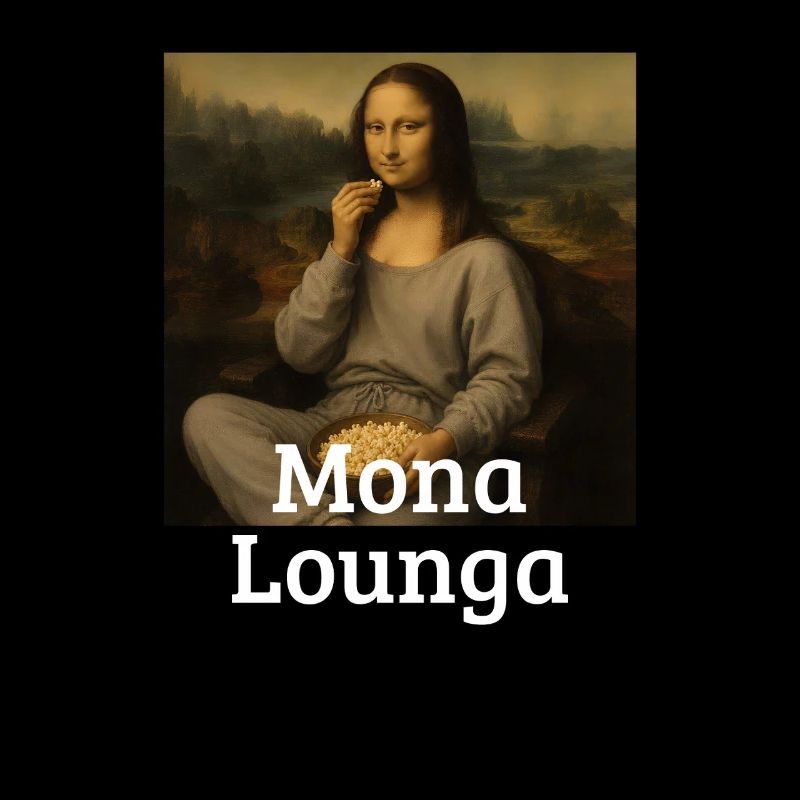 Mona Lounga Leonardo Da Vinci Drôle Mona L Paresseuse