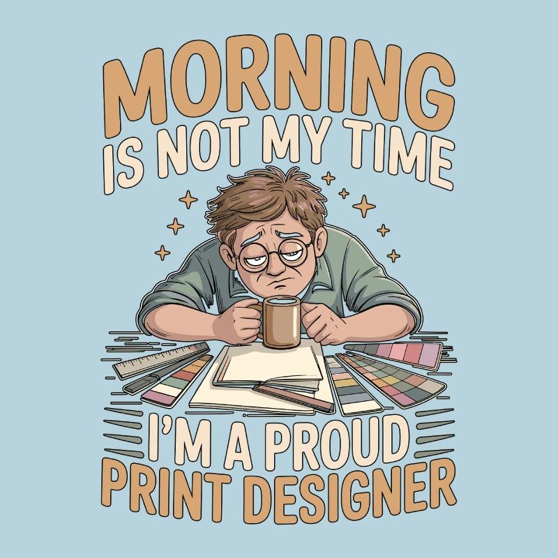 Print Designer Morning n’est pas mon temps Expert en impression