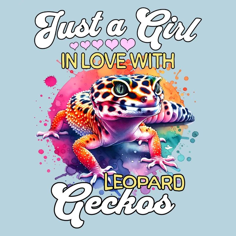 Mädchen Leopardgecko