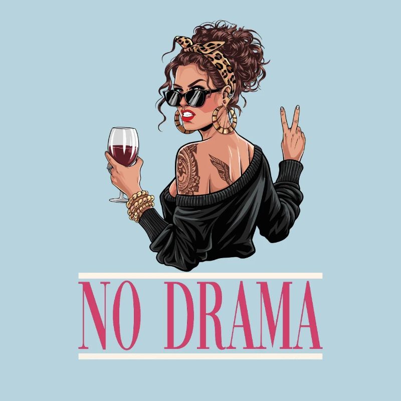 Imprimé style diva sans drame