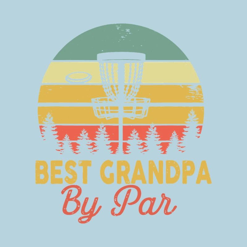 Bester Opa nach Par Disc Golf Tee