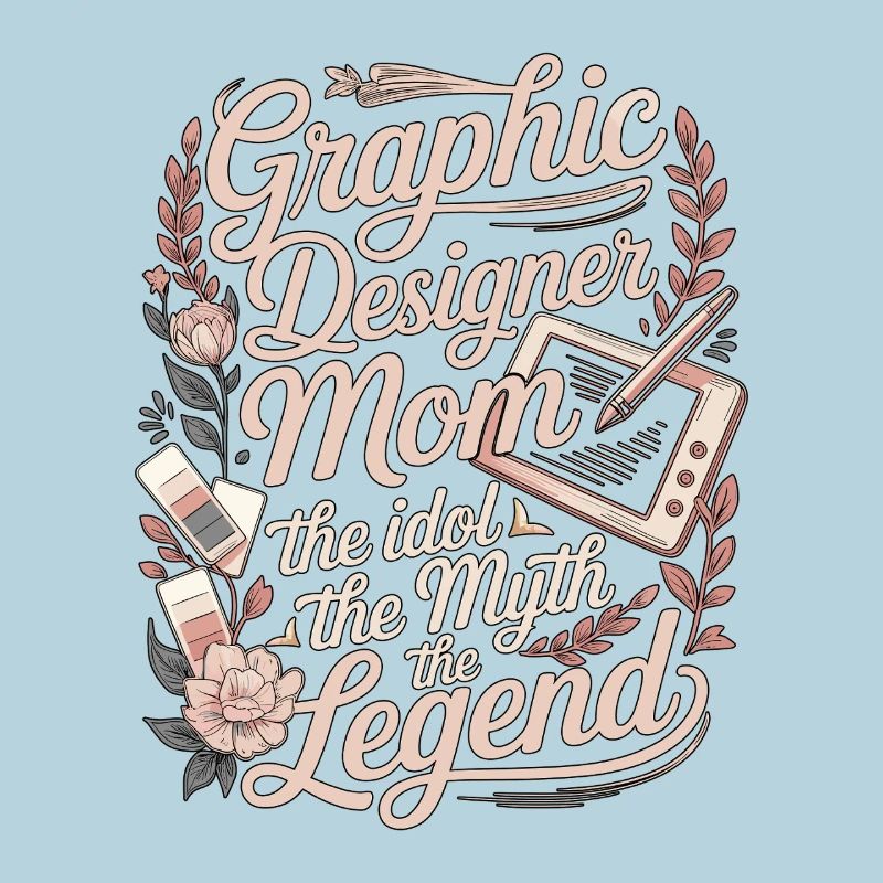 Designer graphique Maman L’idole Designer Créative
