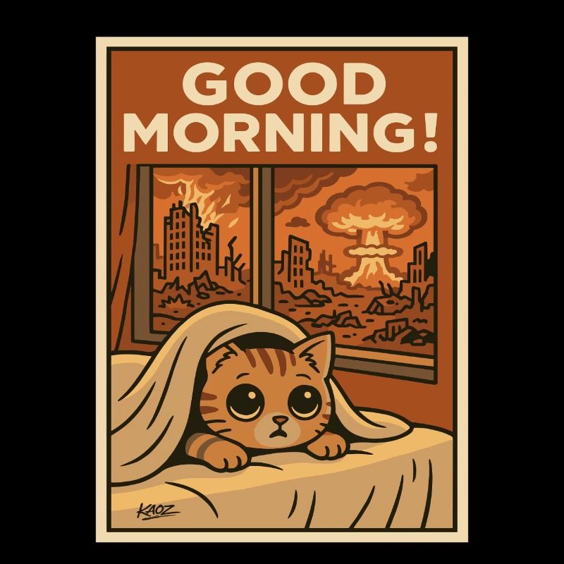 Good Morning: Apocalyptic Kitten
