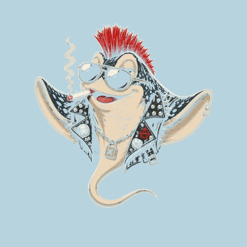 Punk Rays with Mohawk Sunglasses