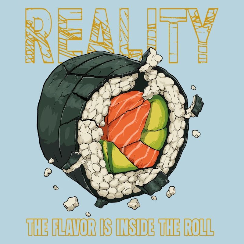 Sushi Roll Reality Innerer Geschmack