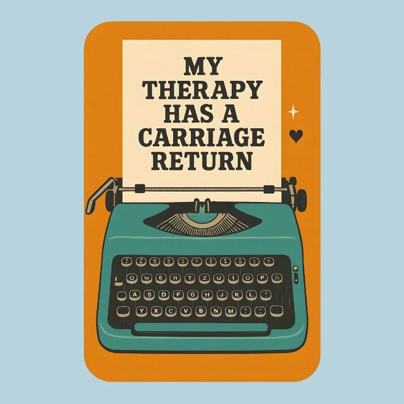 Therapy with carriage return | Writing