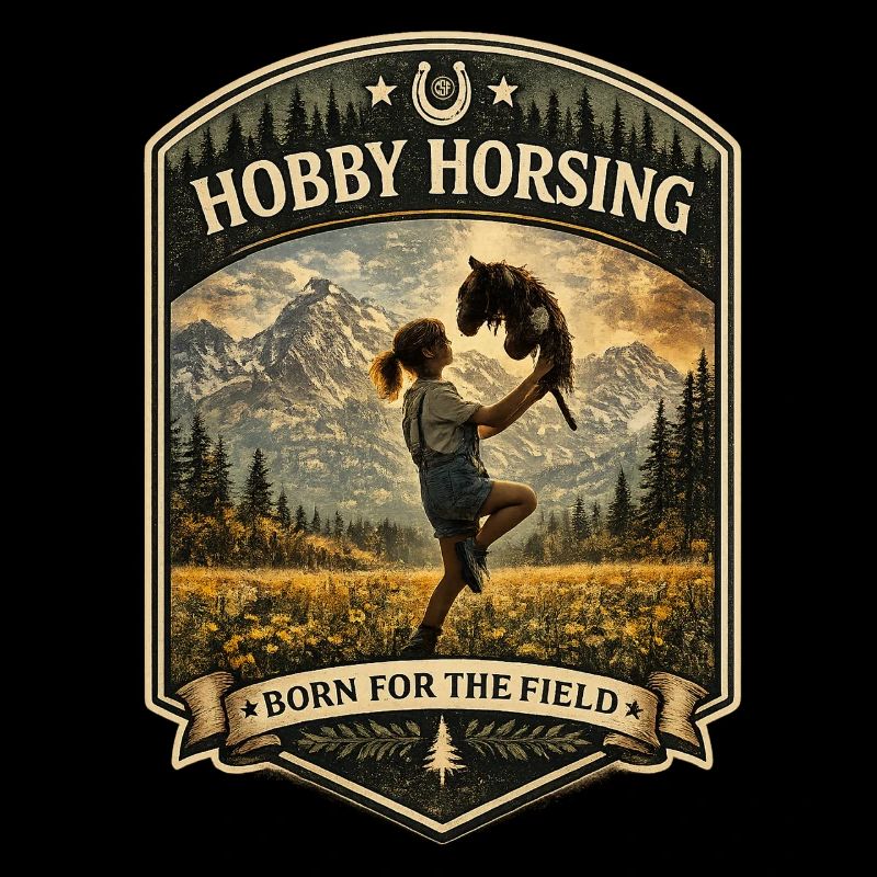 Hobby Horsing Né pour le champ Cheval de Hobby Mädc