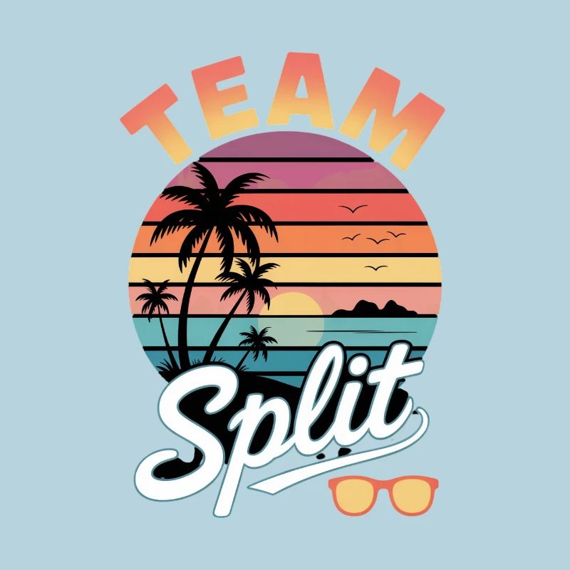 Team Split Sunset Tropics