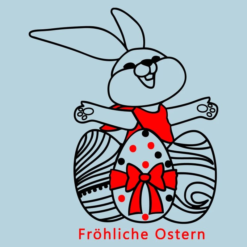Fröhliche Ostern Osterhase