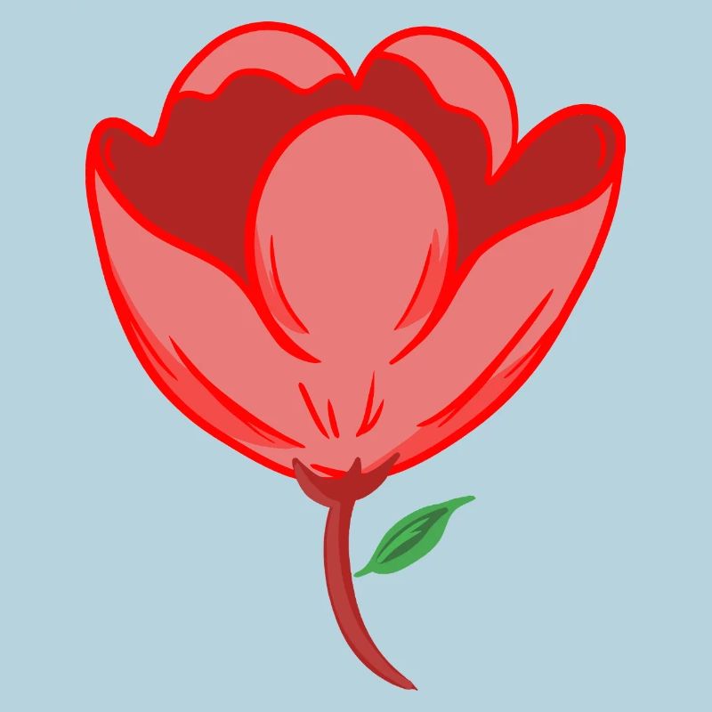 Fleur rouge