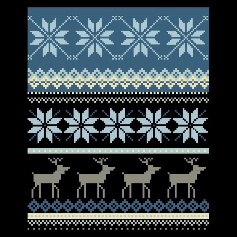 Funkelnde Winterszene