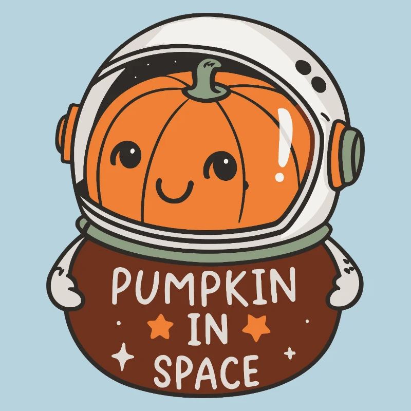 Smiling Astronaut Pumpkin