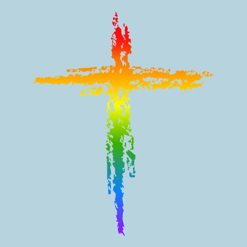 Regenbogen Kreuz