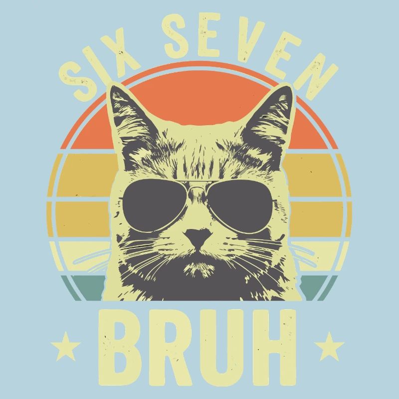 Funny 67 Bruh Cat Meme