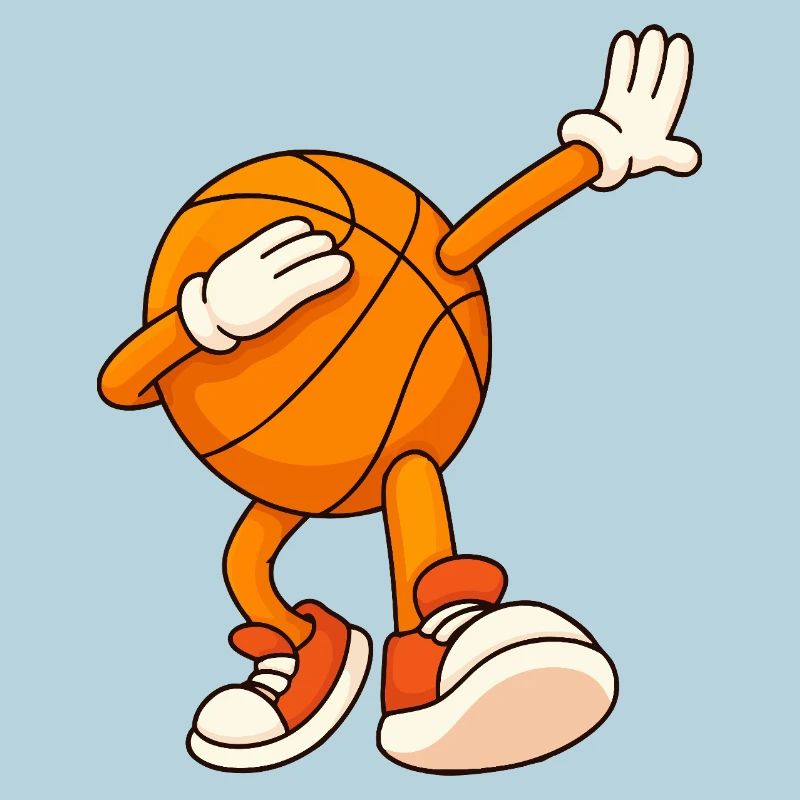 Basketball-Maskottchen Dunks